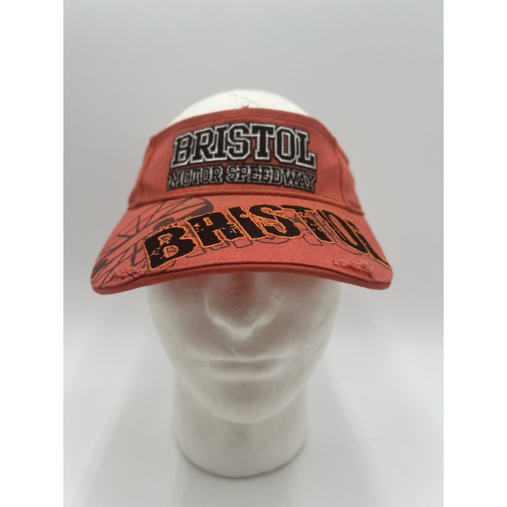 Bristol Motor Speedway Thunder Valley Red Racing Visor SMI‎ Adjustable Hat